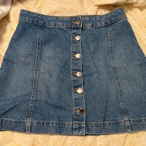H&M mini denim skirt